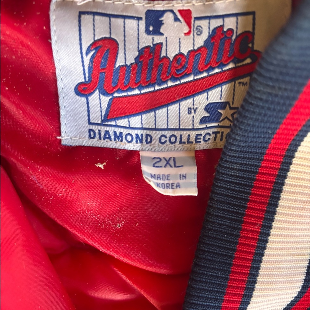 STARTER Red Authentic Jacket - Picture 2 of 5